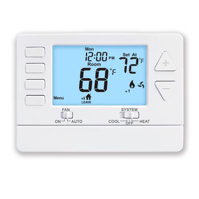 China Multi Stage 24V Programmable Heat Pump Thermostat for Home for sale