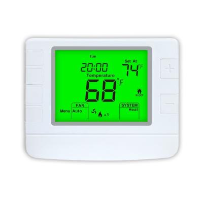 China ABS 24V Wired Home Heat Pump Thermostat  IP20 Non Programmable à venda