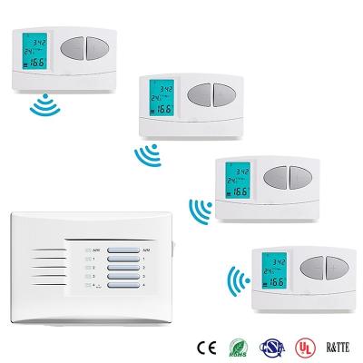 Chine Thermostat programmable sans fil hebdomadaire sans fil de pièce, thermostat sans fil de Chambre à vendre