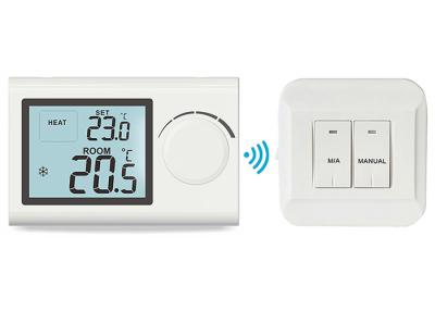 China Digital Non - programmable Wireless Underfloor Heating Room Thermostat for sale