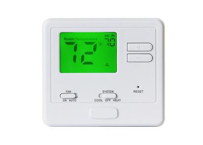 China Universal Auto AC 24 Volt Non - Programmable Thermostat With Single Stage System for sale