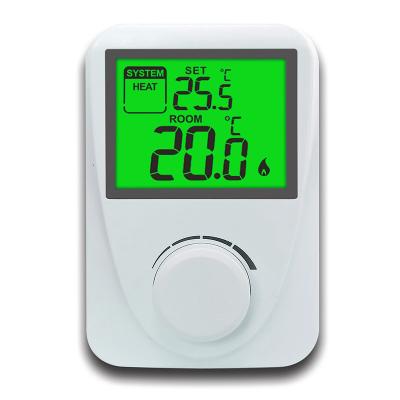 China termostato da sala de Digitas do Smart Home da exposição do LCD das pilhas alcalinas 1.5V para aquecer-se/FORA DE/que refrigera à venda