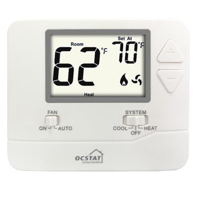 China OCSTAT 24V Non Programmable Thermostat LCD Digital Temperature Controller 1 Heat 1 Cool for sale