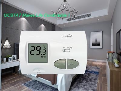 Chine Thermostat non programmable blanc de ménage de couleur pour chauffer et se refroidir à vendre