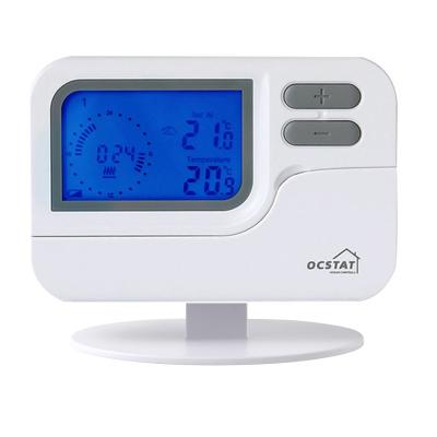 China Wireless 7 Day Programmable Central Heating Timer Thermostat 1 Year Warranty for sale