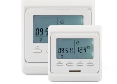 China NCT Sensor Electric Underfloor Heating Thermostat With 6 Time & 6 Temp Per Day for sale