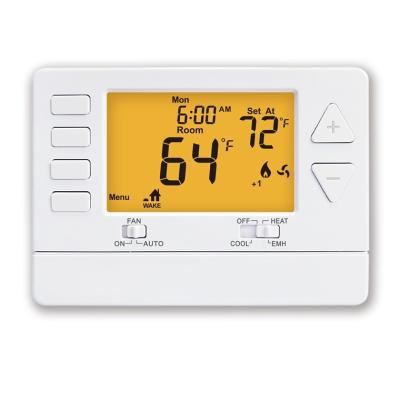 China New LCD ABS PC 5 1 1 Programmable Room Thermostat For HVAC System for sale