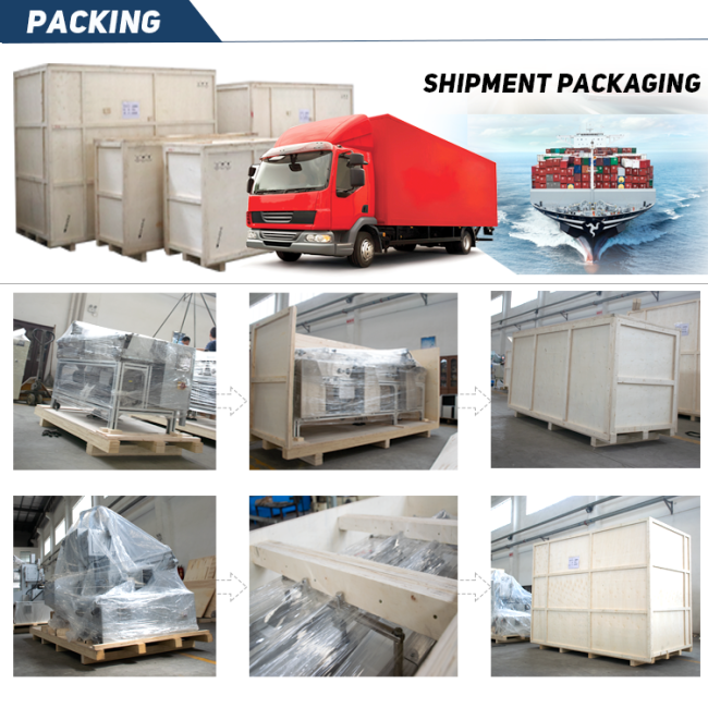 Packaging and shipping specifications diagram