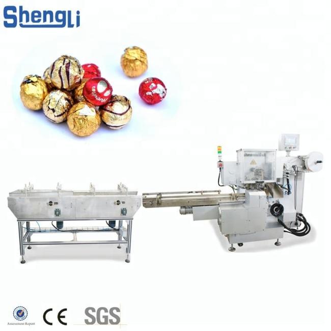 Chocolate Ferrero Rocher foil wrapping machine