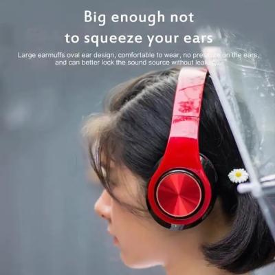 China B39 LED Light Wireless Headsets Foldable Gaming Headphones With Microphone TF Card Fone De Ouvido Auriculares à venda