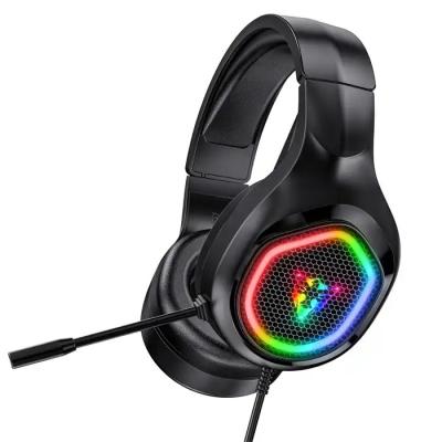 China G1 Wired Noise Cancelling Headphones With MIC Luminous Game Earphone en venta