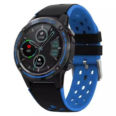 China M6 GPS Sports Smart Watch 1.3 inch Big Round Screen BT Call Fashion Smartwatch à venda