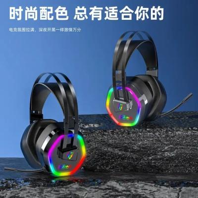 China Nuevas auriculares atadas con alambre unisex para las auriculares del juego USB para el juego con cancelación de ruido en cafés de Internet en venta