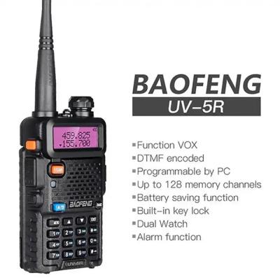 Chine Canaux tenus dans la main par radio à deux bandes du talkie-walkie UV-5R 8W 10W 128 à vendre