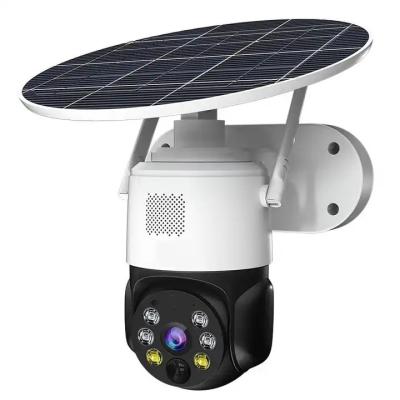 China HD Solar Panel Smart Home Two-way Audio Intrusion Alarm CCTV Long Standby Monitoring Security Wireless Camera à venda