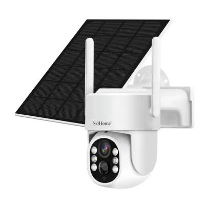 China Wireless Solar Battery Camera Outdoor Home WIFI Security Surveillance Waterproof IP66 Solar Battery PTZ Solar Camera for sale