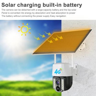 China 1080P HD Smart Security 4G Night Vision CCTV Camera Solar Powered Wifi PTZ IP Camera for sale