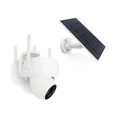 China 3MP Wifi Solar Camera 4MP Wireless Surveillance IP Camera With 9000mah Recharge Battery Security Video Camera Outdoor for sale