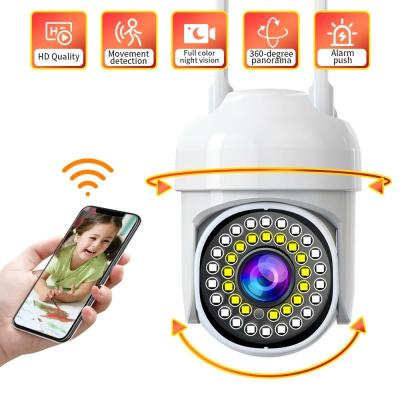 Chine Caméra IP Wifi Outdoor AI Détection humaine Audio 1080P Sécurité sans fil Caméra de vidéosurveillance P2P RTSP 4X Zoom numérique Caméra wifi à vendre