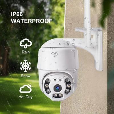 China WIFI Camera HD 2MP PTZ Outdoor Waterproof IP66 Wireless IP Camera CCTV V380 Camera Color Full Day for sale