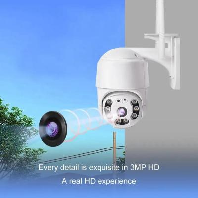 China Câmera WIFI HD 2MP PTZ Área exterior impermeável IP66 Câmera IP sem fio CCTV Câmera V380 à venda