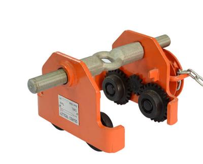 China Electric Powered Mechanical Lifting Devices Gear Trolley With Chain Block for sale