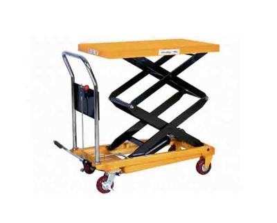 China 5000 Lb Transport Trolley Hydraulic Platform Lift Table Low Profile for sale
