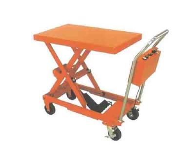 China CE Certified Transport Trolley Electric Scissor Lift Table Cart Adjustable for sale