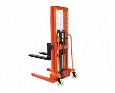 China Hand Manual Hydraulic Pallet Stacker Adjustable For Warehouse for sale