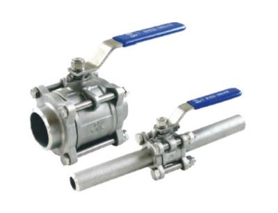 China 3pc Dutt Weld Ball Valve for sale
