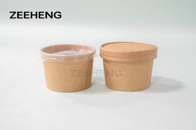 China Disposable Paper Package Biodegradable Soup Cups To Go Cup With Lids for sale