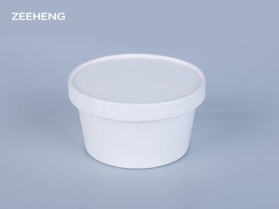 China Kraft Paper Biodegradable Soup Cups Disposable Food Packing With Lid for sale