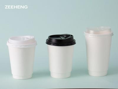 China Custom Printed Hot Double Wall Biodegradable Coffee Disposable Paper Cups for sale