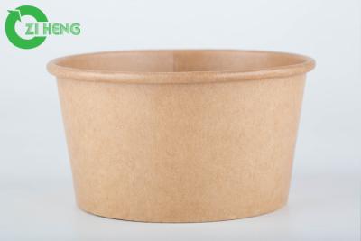 China Wholesale Leackproof Custom Disposable Printed 42oz Brown Kraft Lunch Food Paper Bowl for sale