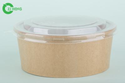 China High Stiffness Disposable Paper Bowls With Lids  PP Material 25 Oz Recyclable for sale