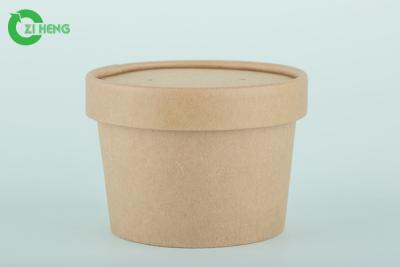 China La ronda de papel robusta biodegradable de Kraft caliente y el frío bebe las tazas 350ml en venta