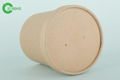 China Tazas fácilmente reciclables de la sopa 230ml del papel de Kraft de la bebida en camino en venta