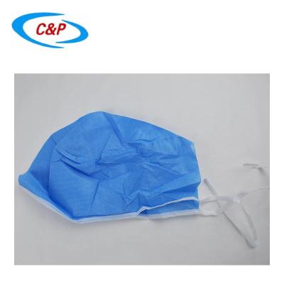 China Customized Spunlace Nonwoven Surgical Doctor Cap Hat Skin Friendly for sale