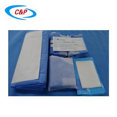 China Casarean Medical Drape Kit with Umbilical Cord Clamp And Bulb Syringe  For Medical Consumables for sale