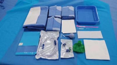 China Blue C Section Surgical Drape Waterproof Design with PP Material for sale