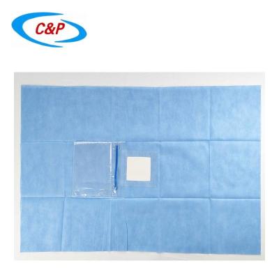 China Sterile Disposable SMS Eye Surgery Drape With Pocket For Medical OEM / ODM Available for sale