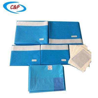 China Disposable Nonwoven Universal Pack With Side Drape And Top Drape For General Surgery for sale