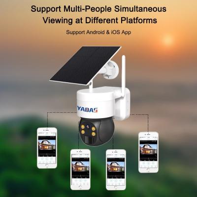 Chine Caméra Solaire WiFi 3MP 360 Vue AI Détection de Mouvement à vendre