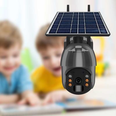 China 2K Solar Camera Security Outdoor 4MP Super HD Color Night Vision PIR Wire Free for sale