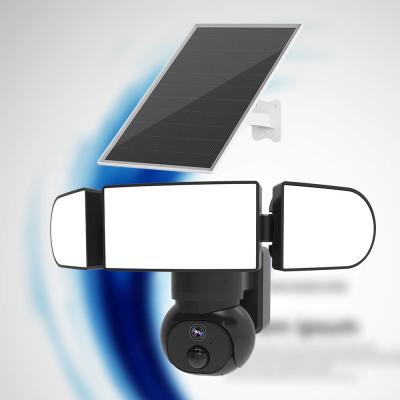 Chine Prise en charge de la caméra de sécurité à domicile Google Alexa 8W alimentée par l'énergie solaire 19200mAh batterie Caméra WiFi à vendre