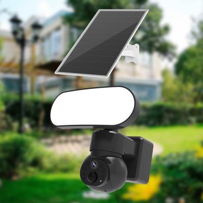 Chine Caméra de sécurité solaire imperméable à l'eau IR à vision nocturne avec surveillance par projecteur à vendre