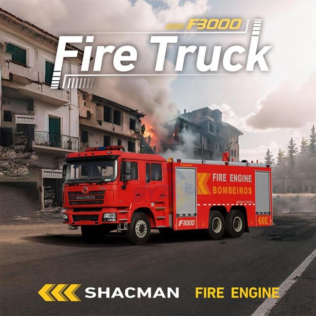 SHACMAN F3000 Foam Fire Truck