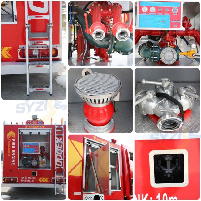 Fire truck control panel