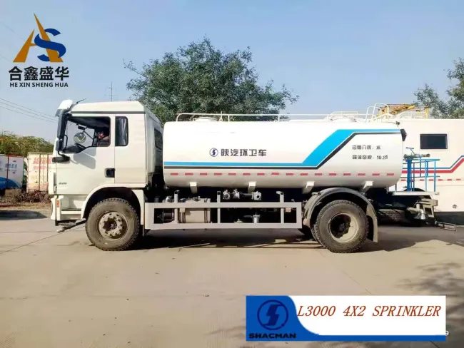 Chinese Water Tank Truck Sprinkler Tanker Watering Spray Truck for Sale# Shacman