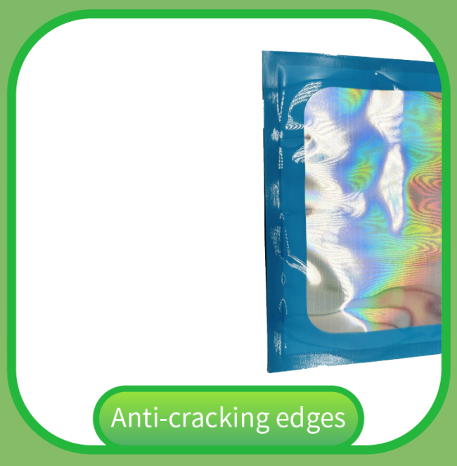 Custom Stand up Foil Food Packaging Bags Printed Biodegradable Mylar Zipper Bags Resealable Packaging Plastic Bags With Window